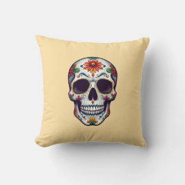 Coussin Crâne de Jour des Morts 2