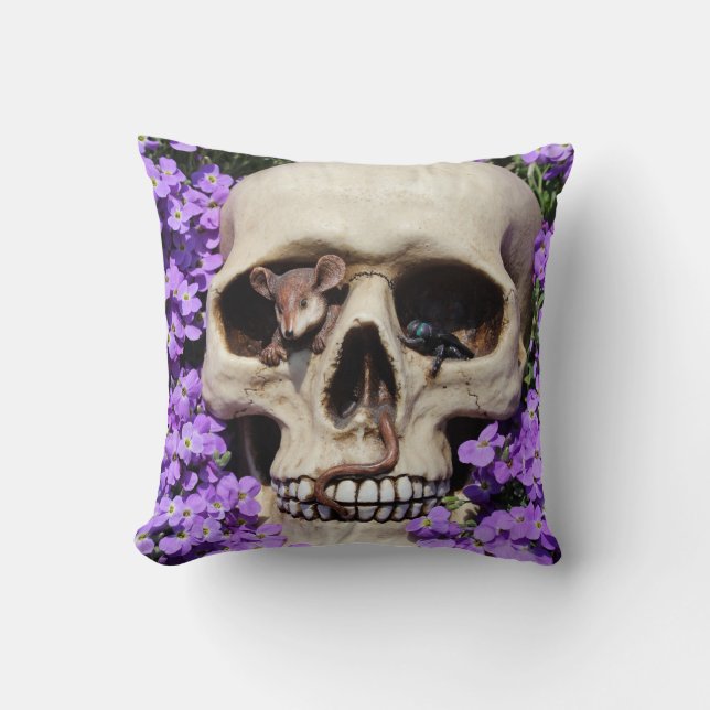 Coussin Crâne de mort (Recto)