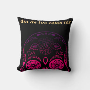 Coussin Crâne de style rétro vintage