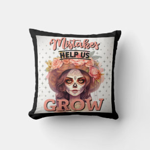 Coussin Crâne de sucre rose délices Jeu d'oreiller