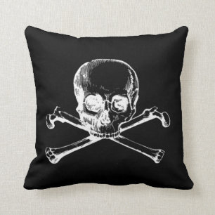 Coussin Crâne Vintage personnalisable