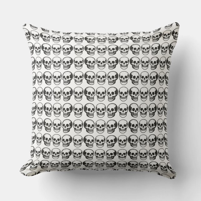 Coussin Crânes (Recto)