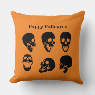 Coussin Crânes Halloween Jeu d'oreiller