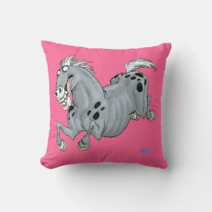 Coussin Crazy Cartoon Horse