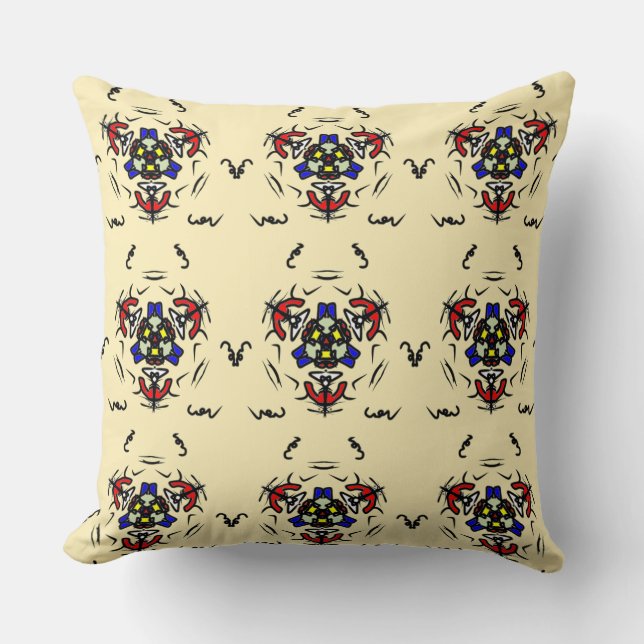 Coussin Cream Zen Mandala (Recto)