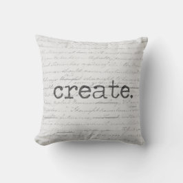 Coussin create, Jane Austen Manuscrit de motivation