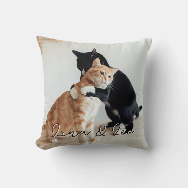 Coussin Create Your Own Custom Pet Photo (Recto)