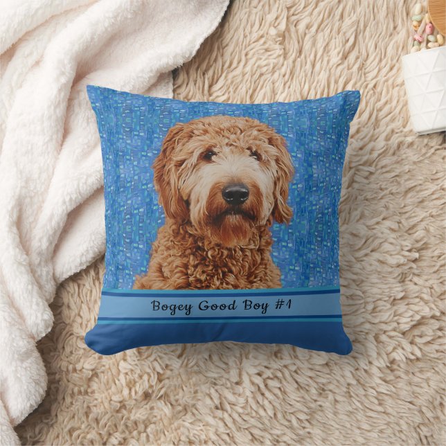 Coussin Create Your Own Dog Mom Puppy Photo           (Couverture)
