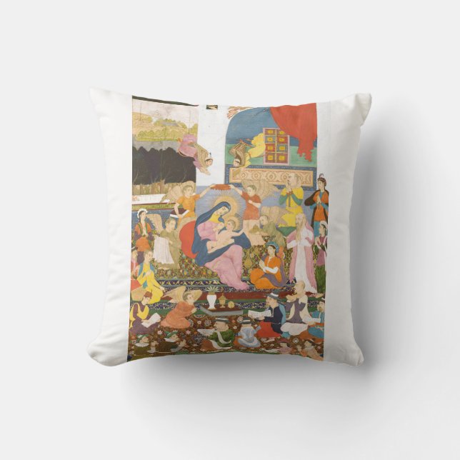 Coussin Crèche à l'indienne (Recto)