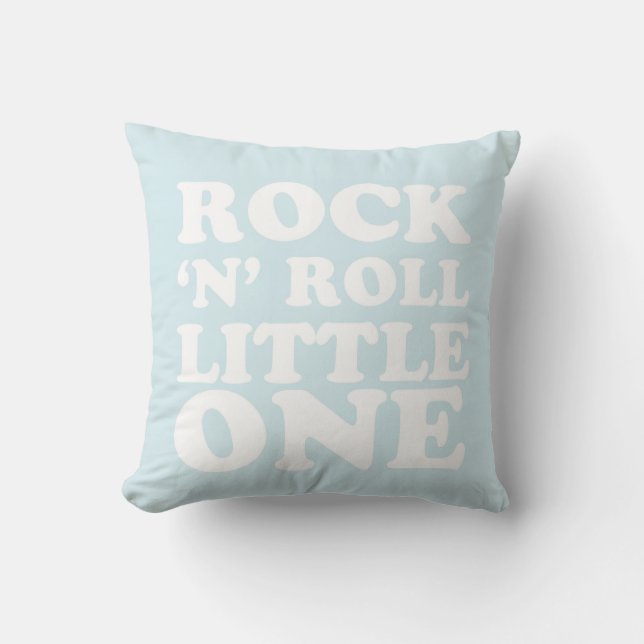 Coussin Crèche de vedette du rock ou salle de jeux - (Recto)