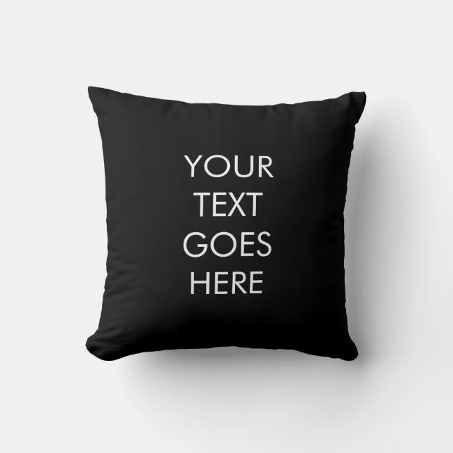 Coussin Créer votre propre ajouter votre texte ici Carré M (Recto)