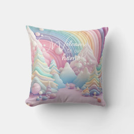 Coussin Créez vos propres bonbons Rainbow Arbres de Noël