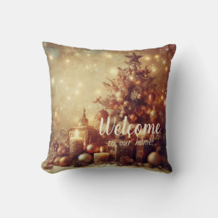 Coussin Créez vos propres bougies de Noël chaudes