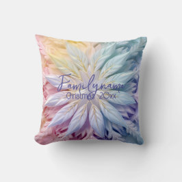 Coussin Créez votre propre arc-en-ciel Feu de neige de Noë