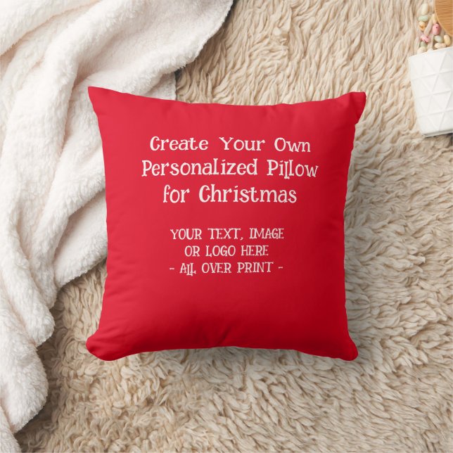 Coussin Créez votre propre cadeau de Noël personnalisé Cou (Couverture)