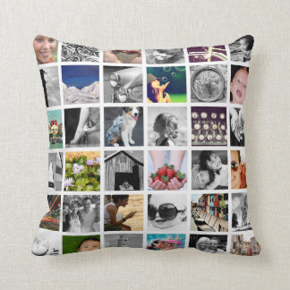 Coussin Créez votre propre collection de photos avec l'ore