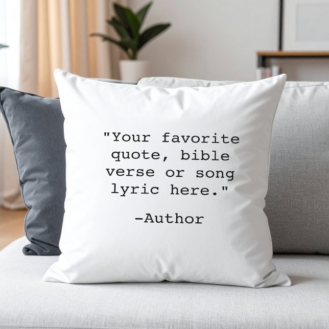 Coussin Créez votre propre devis (Créateur téléchargé)