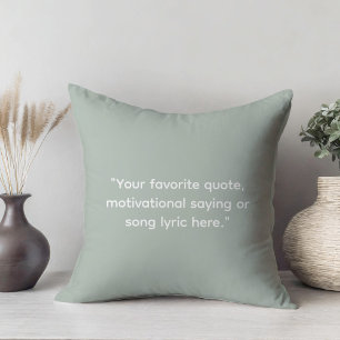 Coussin Créez votre propre devis de motivation
