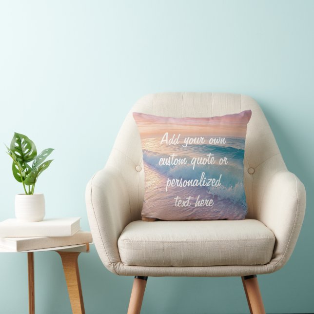 Coussin Créez votre propre devis personnalisé Sunset Beach (Chaise)