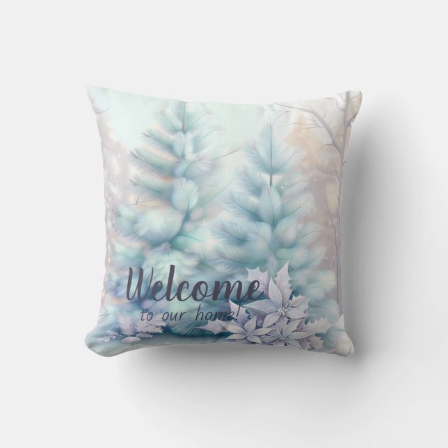 Coussin Créez votre propre forêt de pins romantiques (Recto)