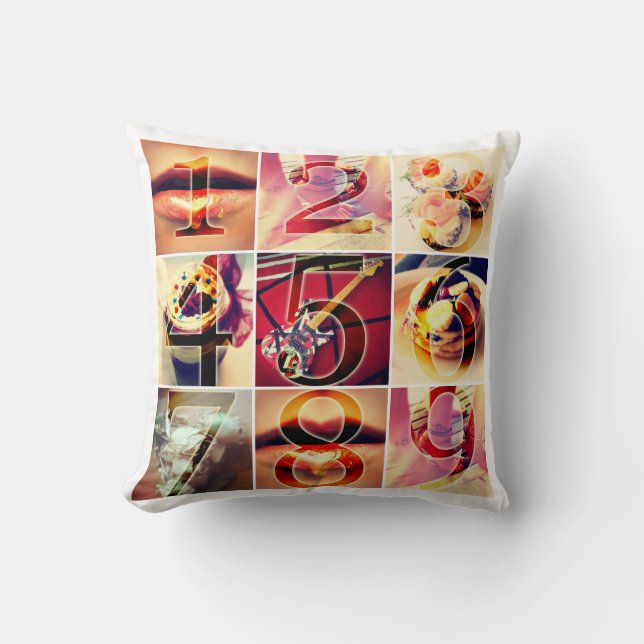 Coussin Créez votre propre Instagram (Recto)