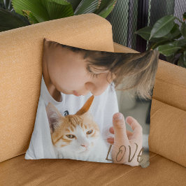 Coussin Créez votre propre photo de chien mignon