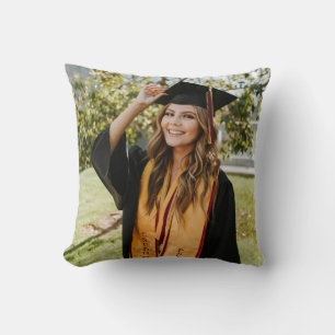 Coussin Créez Votre Propre Photo de Diplômé Personnalisée