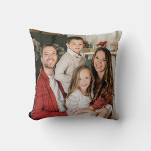 Coussin Créez Votre Propre Photo Double Face Personnalisée