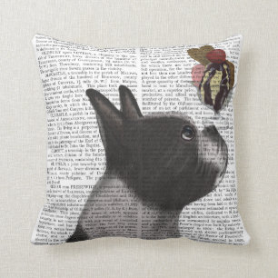 Coussin Crème de glace de Boston Terrier