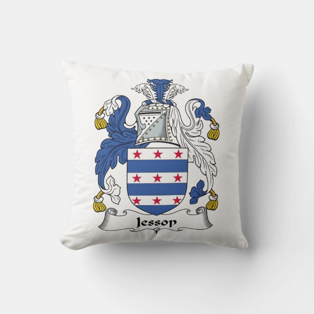 Coussin Crête de famille de Jessop (Recto)