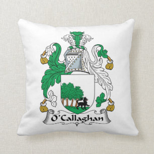 Coussin Crête de famille d'O'Callaghan