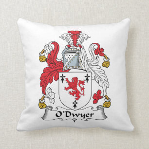 Coussin Crête de famille d'O'Dwyer