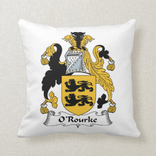 Coussin Crête de famille d'O'Rourke
