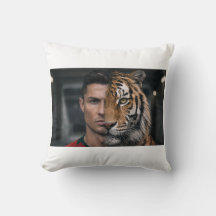 Cristiano Ronaldo CR7 et Tiger Artistic Throw Pil