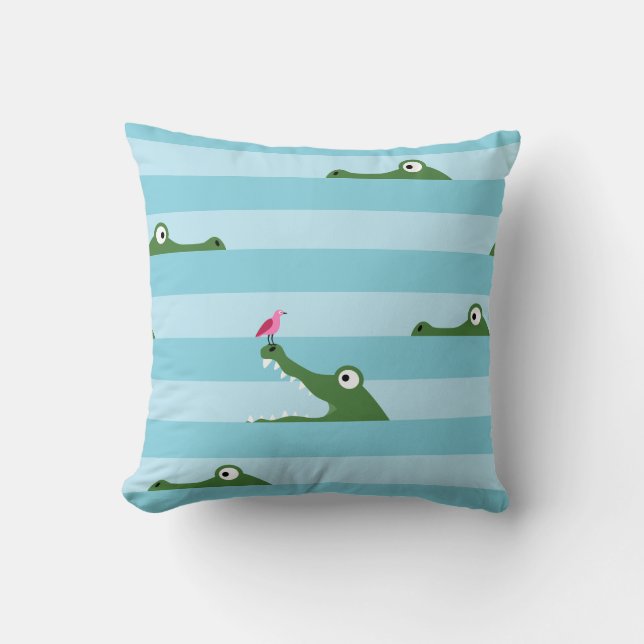 Coussin Crocodile (Recto)