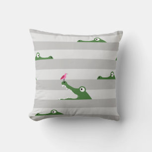 Coussin Crocodile