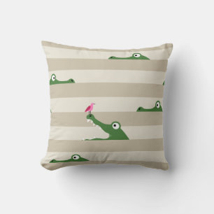 Coussin Crocodile
