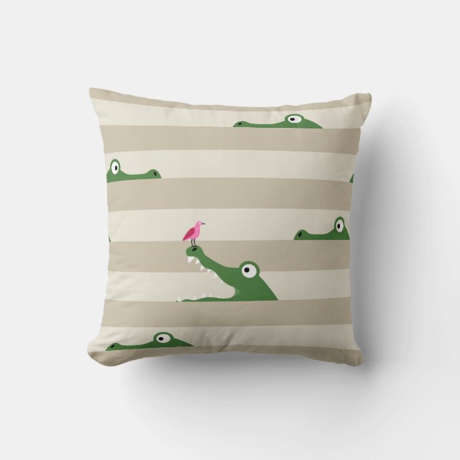 Coussin Crocodile (Recto)