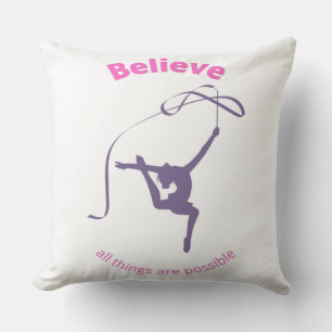 Coussin Croire que toutes les choses sont possibles Gymnas