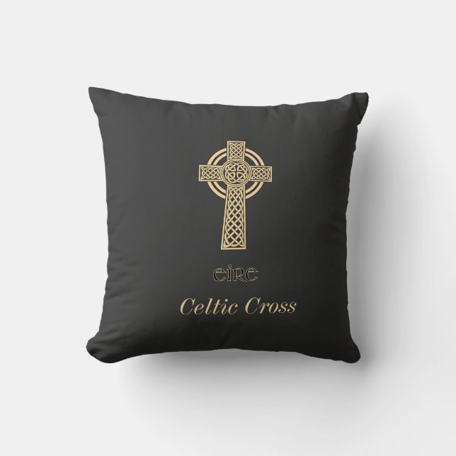Coussin "Croix celtique - Eire" (Recto)