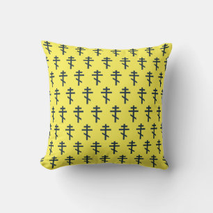 Coussin croix orthodoxe russe