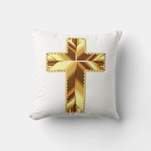 COUSSIN CROIX SAINTE EN OR