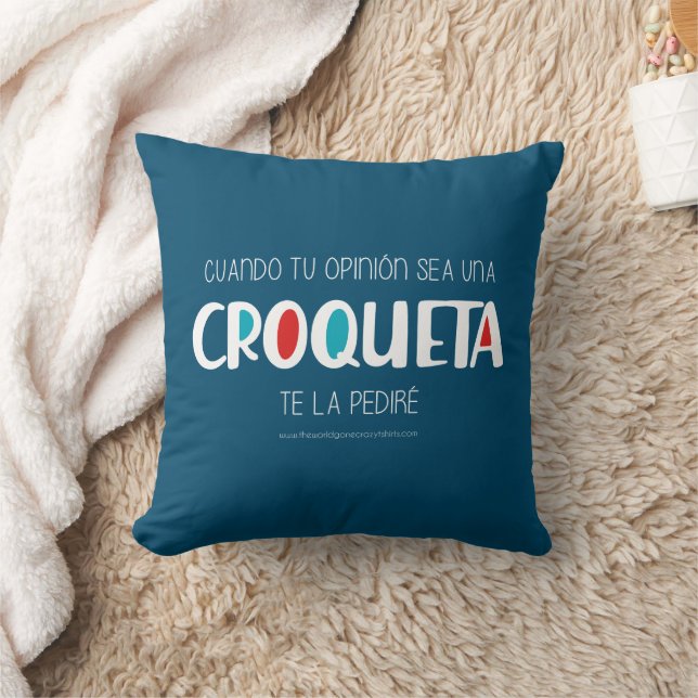 Coussin Croqueta (Couverture)