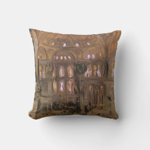 Coussin Croquis de Santa Sophia par John Singer Sargent
