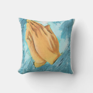 Coussin Croyez qu'amour d'espoir de foi prient l'art de