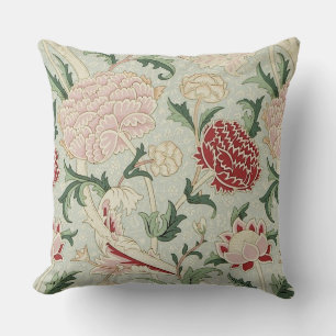 Coussin Cru floral de Pre-Raphaelite de William Morris