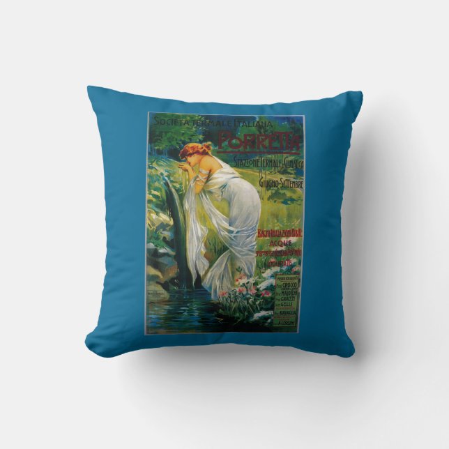 Coussin Cru PosterEurope de Societa Termale Italiana (Recto)