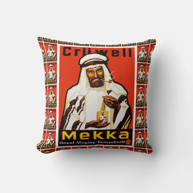 Coussin Cruwell Mekka Tobacco (Recto)