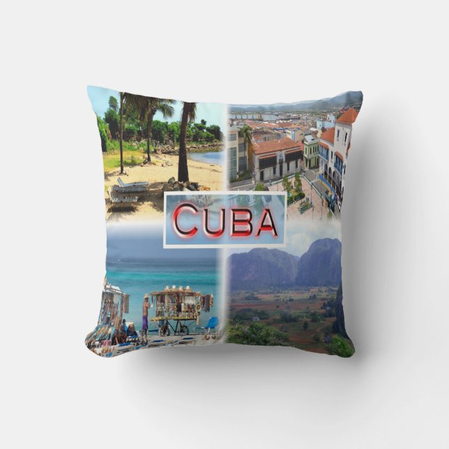 Coussin CU Varadero Beach - Santiago de Cuba - Vinales (Recto)