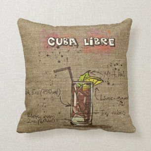 Coussin Cuba Libre/Caipirinha Recette Cuisine
